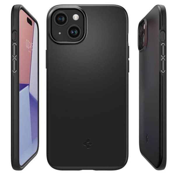 SPIGEN THIN FIT IPHONE 15 SVART