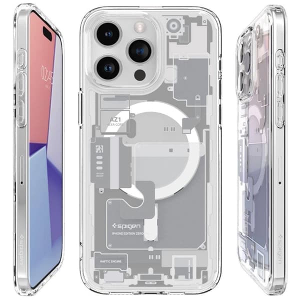 Spigen Ultra Hybrid Mag-deksel med MagSafe til iPhone 15 Pro - Hvit