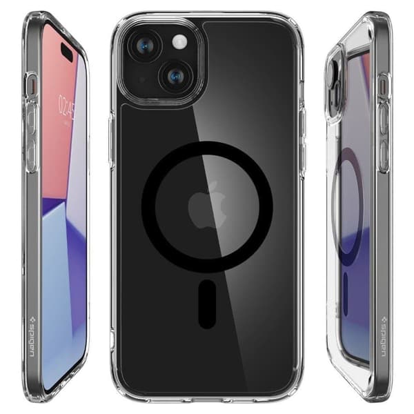 SPIGEN ULTRA HYBRID MAG MAGSAFE IPHONE 15 SVART