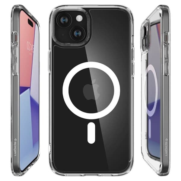 SPIGEN ULTRA HYBRID MAG MAGSAFE IPHONE 15 HVIT