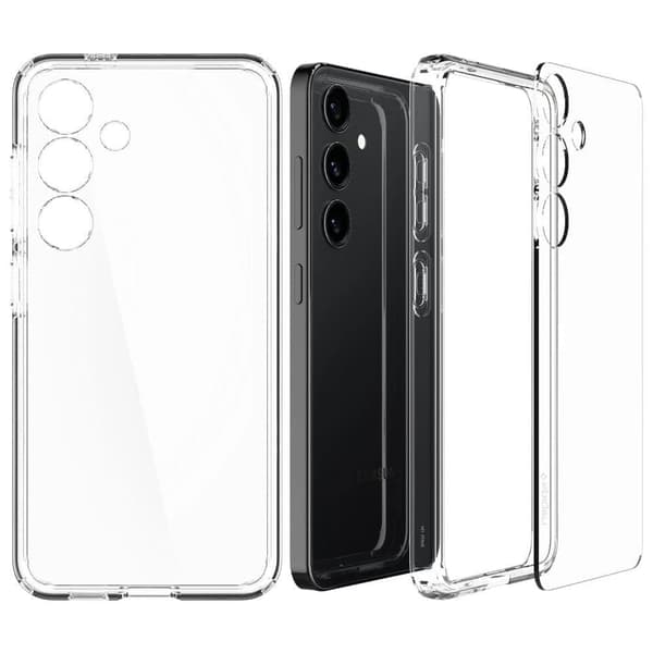 Spigen Ultra Hybrid deksel til Samsung Galaxy S24 - gjennomsiktig