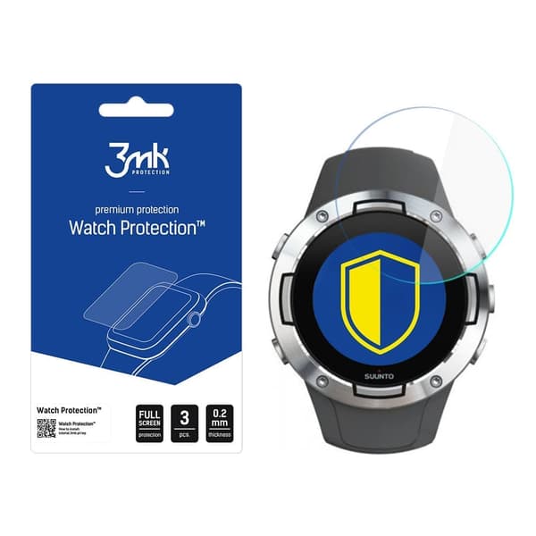Suunto 5 - 3mk Watch Protection v. FlexibleGlass Lite