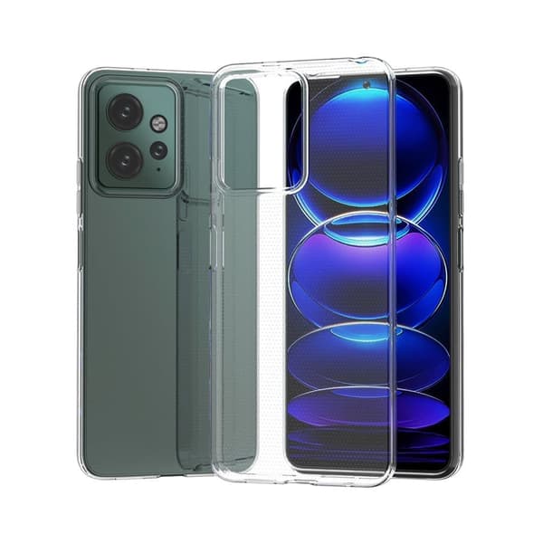 Ultra Clear silikondeksel til Xiaomi Redmi 12 gjennomsiktig