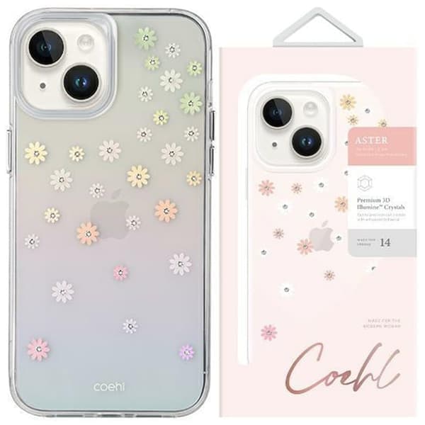 UNIQ Coehl Aster iPhone 14 6.1 deksel rosa/vårrosa