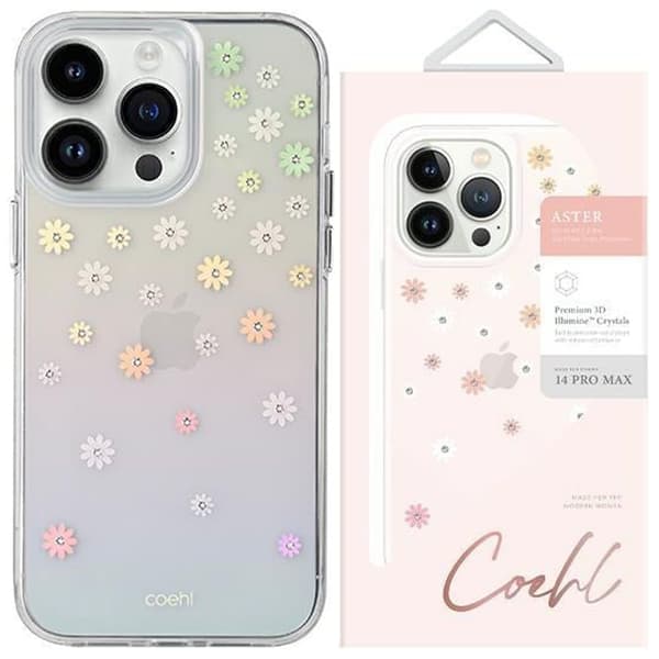 UNIQ Coehl Aster iPhone 14 Pro Max 6.7 deksel rosa/vårrosa