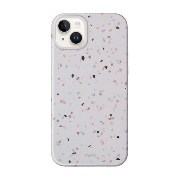 UNIQ Coehl Terrazzo iPhone 14 6.1 deksel sand/sandstein