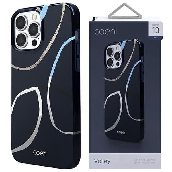 UNIQ Coehl Valley iPhone 13 Pro Max 6.7 deksel Navy/Deep Navy