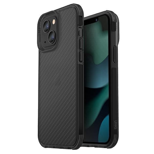 UNIQ Combat iPhone 13 deksel 6.1 aramid røyk