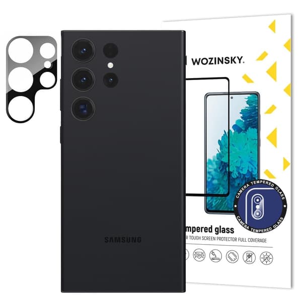 Wozinsky Full Camera Glass herdet glass til Samsung Galaxy S23 Ultra kamera? 9H