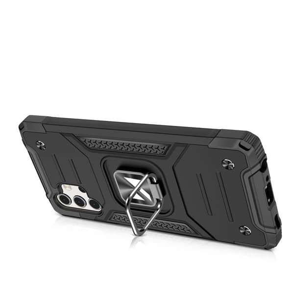 Wozinsky Ring Armor Armored Hybrid Deksel + Magnetisk Holder for Samsung Galaxy A32 4G Black