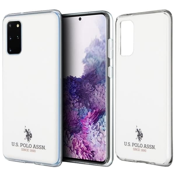 Saken med USA Polo Assn. Skinnende til Samsung Galaxy S20+ - hvit