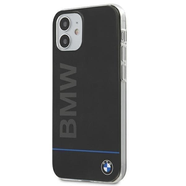BMW BMHCN61PCUBBK iPhone-deksel iPhone 11 6.1 / Xr svart/svart hardt deksel Signatur trykt logo