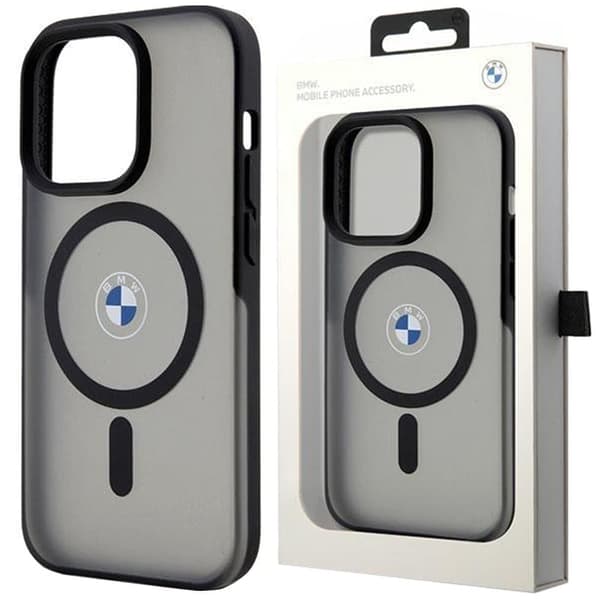 BMW Signature MagSafe BMHMP14LDSLK-deksel til iPhone 14 Pro, svart