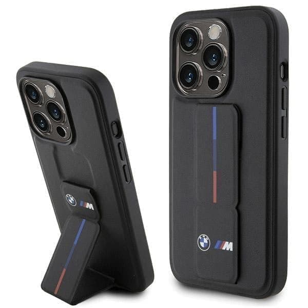 BMW Grip Hot Stamp deksel til iPhone 15 Pro - svart