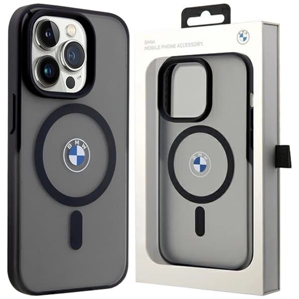 BMW IML Signature MagSafe beskyttelsesdeksel til iPhone 15 Pro - svart