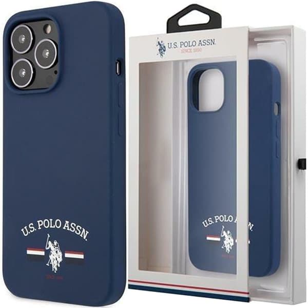 US Polo USHCP13XSFGV iPhone 13 Pro Max 6.7 Navy/Navy Silikonsamling