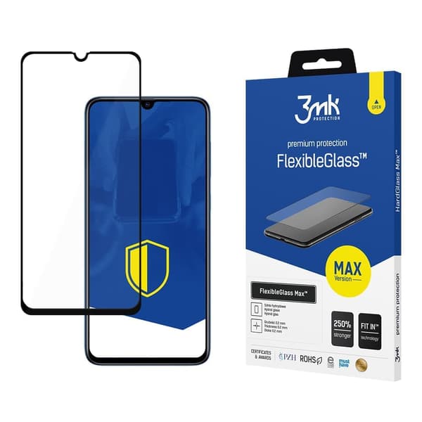 Samsung Galaxy A70 Black - 3mk FlexibleGlass Max