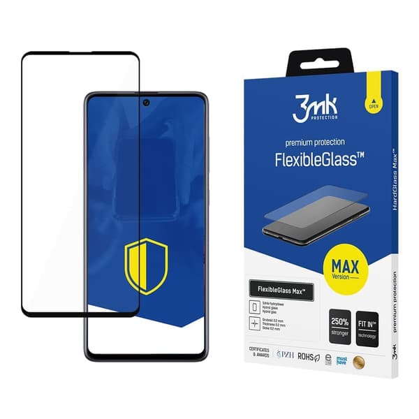 Samsung Galaxy A71 5G Black - 3mk FlexibleGlass Max