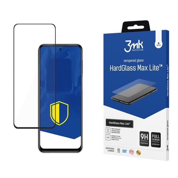 Xiaomi Redmi Note 9 Pro 4G black - 3mk HardGlass Max Lite