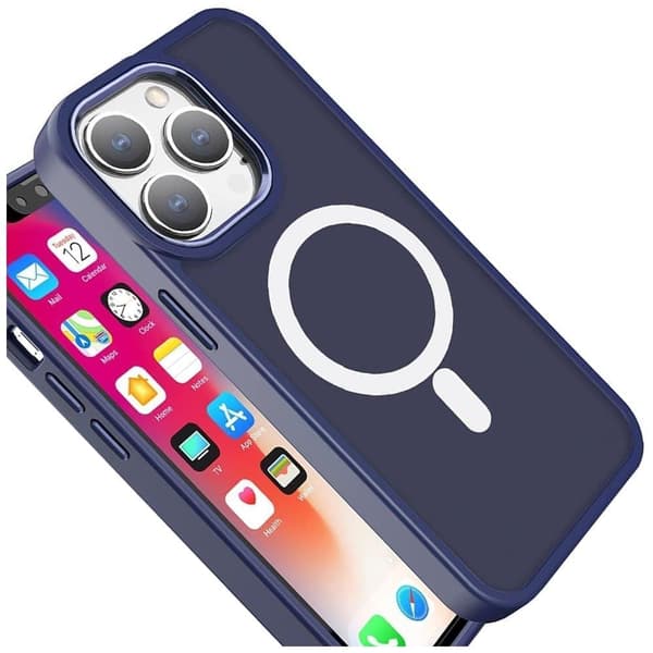 Magnetisk deksel med MagSafe Color Matte deksel til iPhone 14 Plus - blå
