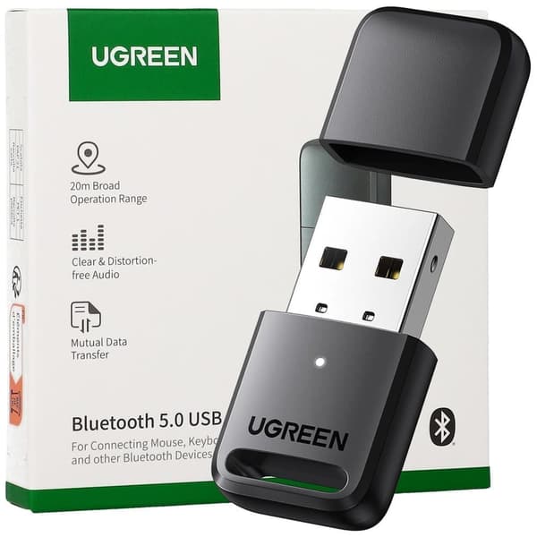 Ugreen CM390 5.0 USB Bluetooth Adapter - Svart