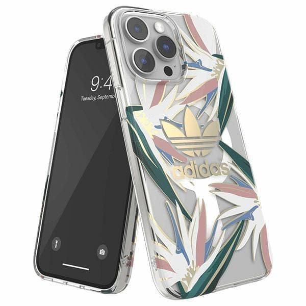 Adidas ELLER Magsafe deksel til iPhone 14 Pro Max Clear Case klar/gull/lilla/smaragd :) 50225