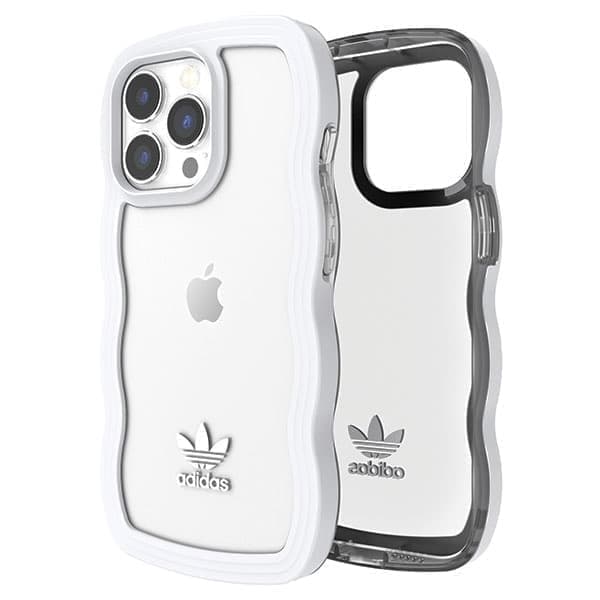 Adidas OR Wavy-deksel til iPhone 13 Pro /13 hvit-transparent/hvit--transparent 51903