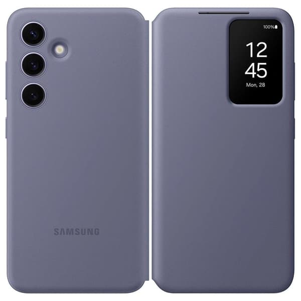 Samsung Smart View Wallet EF-ZS921CVEGWW deksel med klaff til Samsung Galaxy S24 - lilla