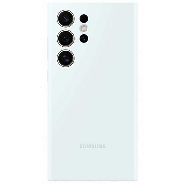 Samsung EF-PS928TWEGWW S24 Ultra S928 valkoinen/valkoinen silikonikotelo