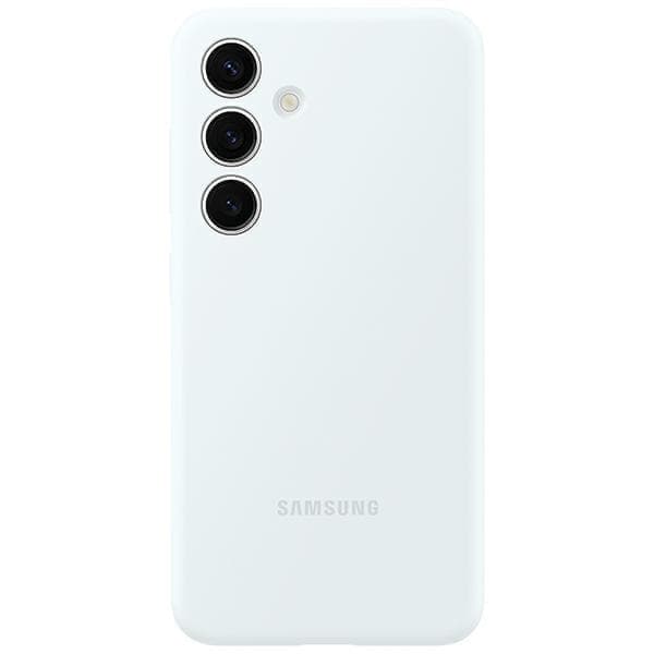 Samsung EF-PS926TWEGWW S24+ S926 valkoinen/valkoinen silikonikotelo