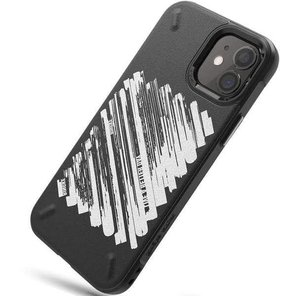 Ringke Onyx Design slitesterkt beskyttelsesdeksel for iPhone 12 mini svart (maling) (OXAP0028)