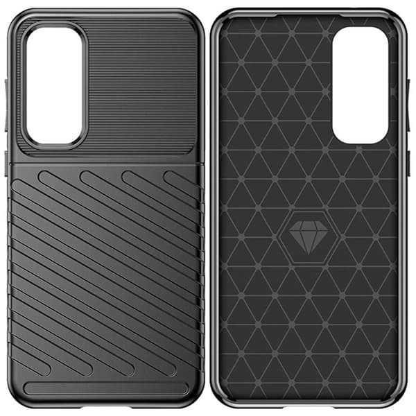 Thunder Case pansret deksel til Samsung Galaxy A55 - svart