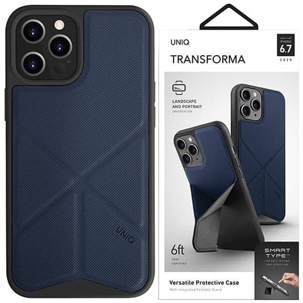 UNIQ deksel Transforma iPhone 12 Pro Max 6.5 blå/elektrisk blå