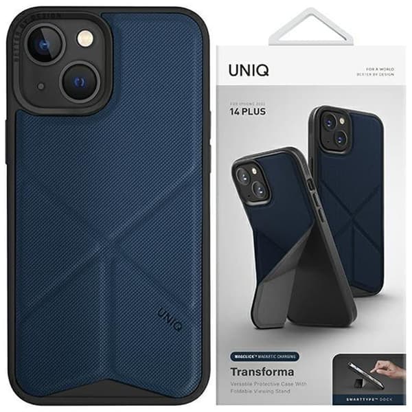 UNIQ Transforma iPhone 13 6.1 deksel blå/elektrisk blå MagSafe
