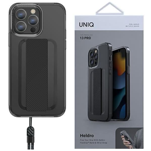 UNIQ Heldro deksel iPhone 13 Pro / 13 6.1 røyk/røyk