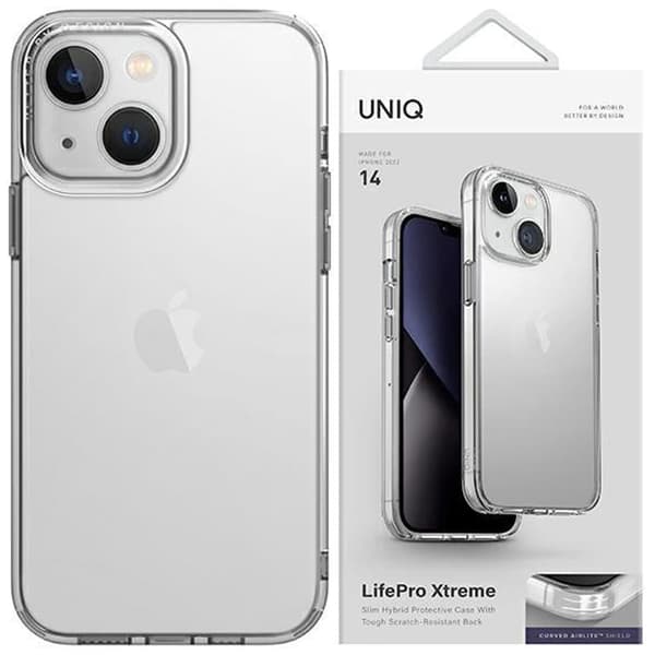 UNIQ LifePro Xtreme-deksel iPhone 14 Plus 6.7 gjennomsiktig/krystallklar