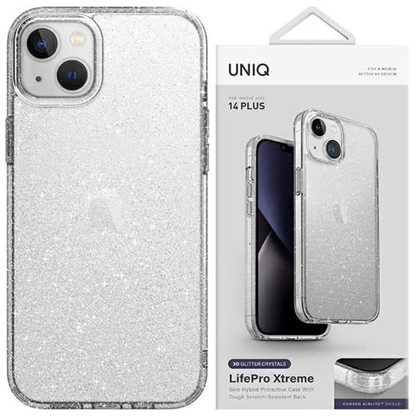UNIQ LifePro Xtreme deksel iPhone 14 Plus 6.7 gjennomsiktig/sølv klar