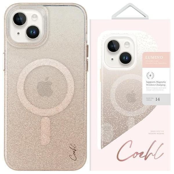 UNIQ-deksel Coehl Lumino iPhone 14 Plus 6.7 gull/champagnegull