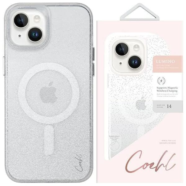 UNIQ-deksel Coehl Lumino iPhone 14 Plus 6.7 sølv/skinnende sølv