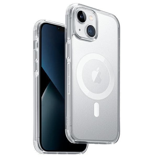 UNIQ-deksel Combat iPhone 14 Plus 6.7 Magclick Lader gjennomsiktig/due sateng klar