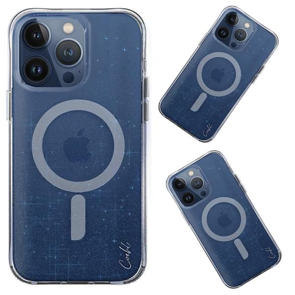 UNIQ-deksel Coehl Lumino iPhone 15 Pro 6.1 Magnetisk lading blå/prøyssisk blå