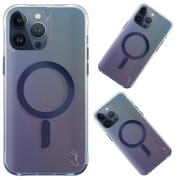 UNIQ-deksel Coehl Dazze iPhone 15 Pro 6.1 Magnetisk lading blå/blå