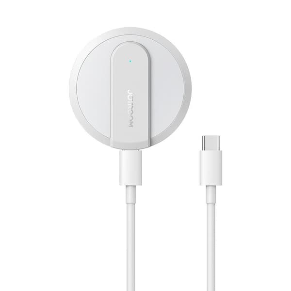 JOYROOM JR-A28 MAGNETISK MAGSAFE TRÅDLØS LADER 15W HVIT
