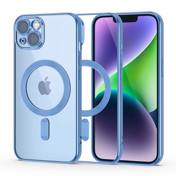 TEKNISK BESKYTTELSE MAGSHINE MAGSAFE IPHONE 14 HIMMELBLÅ