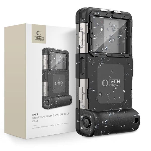 TECH-PROTECT IPX8 UNIVERSAL DYKKINGSVANNTETT KASE SORT