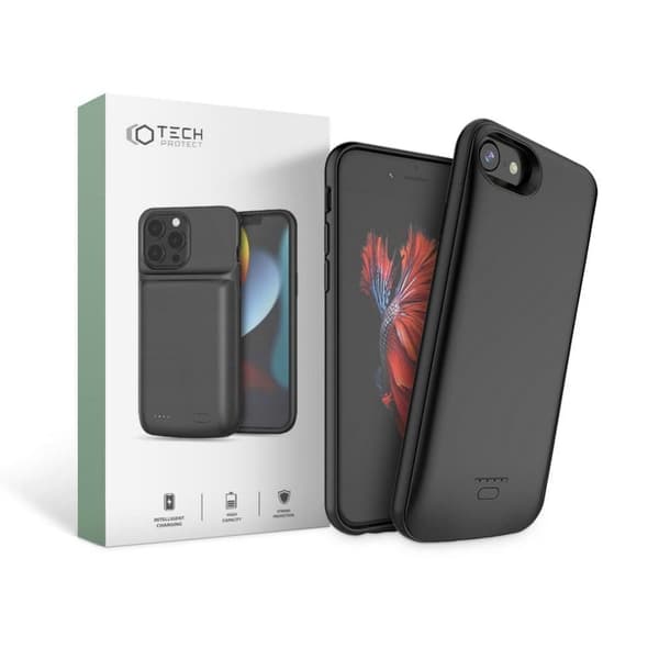 TECH-PROTECT BATTERY 3200MAH IPHONE 6 / 6S / 7 / 8 / SE 2020 / 2022 SVART