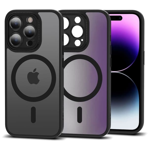 TECH-PROTECT MAGMAT CAM+ MAGSAFE IPHONE 15 PRO MATTE SVART