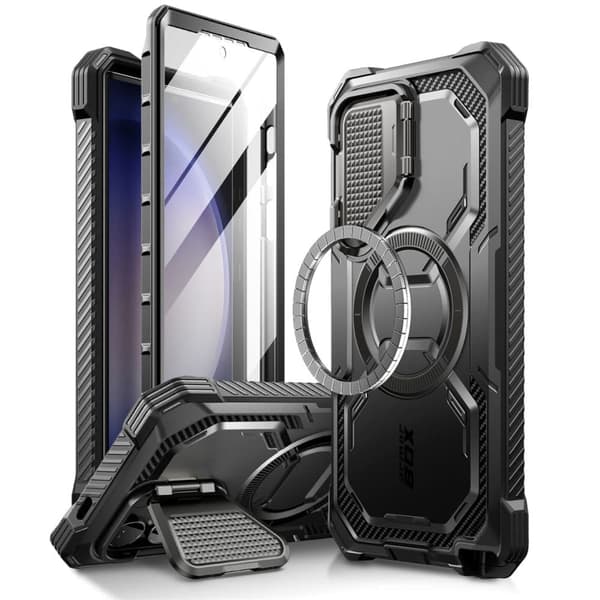 IBLSN Armorbox Mag Supcase med MagSafe for Samsung Galaxy S24 Ultra - Svart