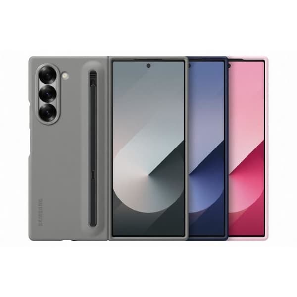 Samsung mobiltelefonfodral och skal Fodral med integrerad S Pen Galaxy Z Fold 6 Grey