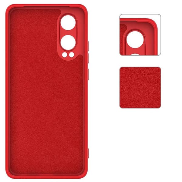 Liquid silikone cover OnePlus Nord CE4 Lite - China Red